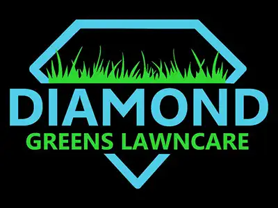 diamond greens lawn care logo